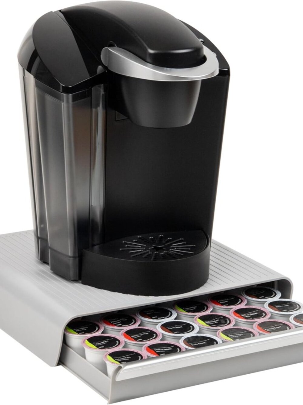Single Serve Coffee Pod Drawer, 36 Pod Capacity, Countertop Organizer, 13.25"L x